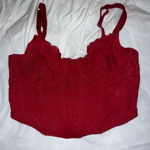 Red Gilly Hicks Corset